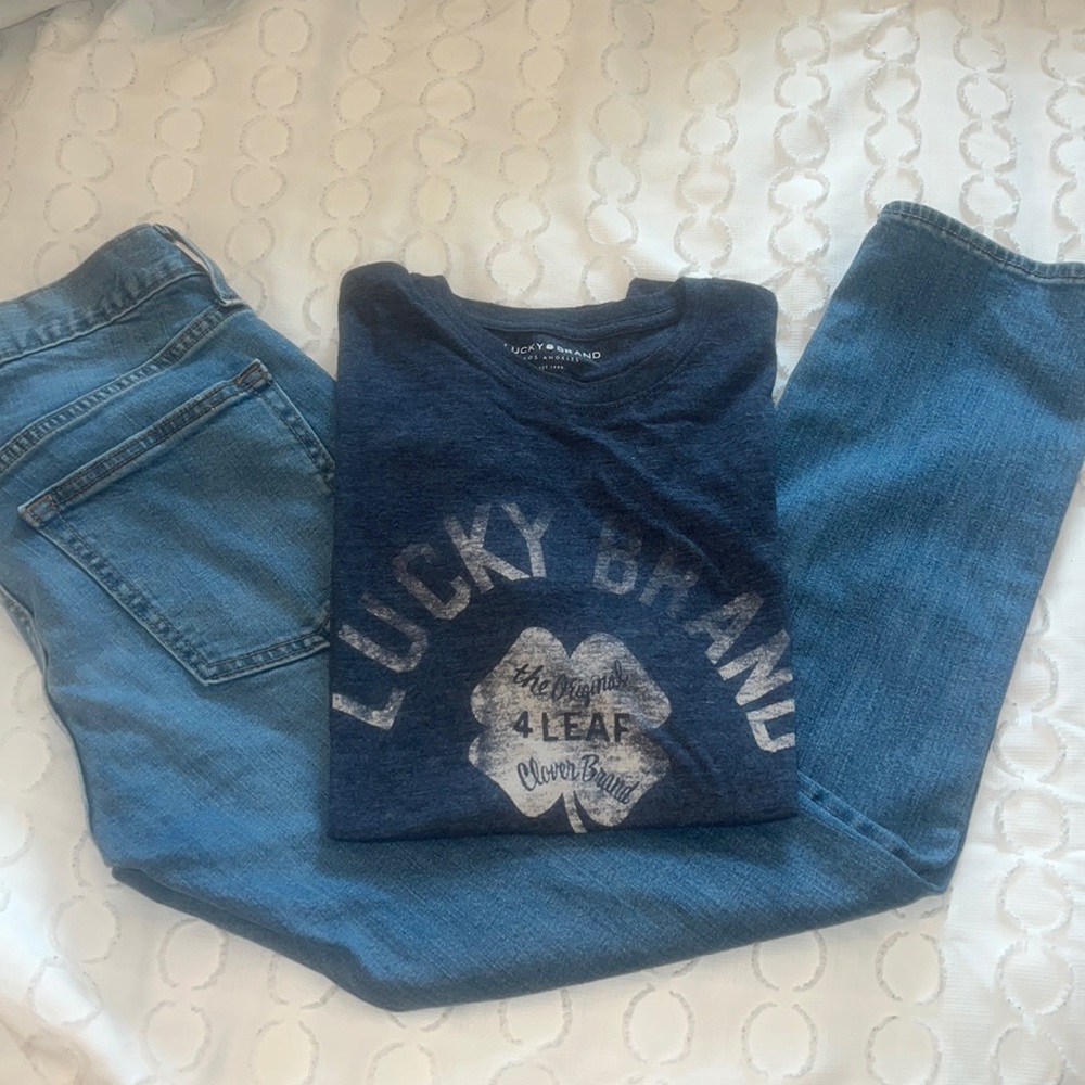 Tee and denim bundle - Men’s 31x30 and Small